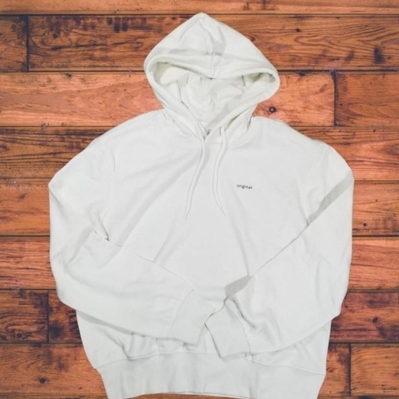 H&M Divided Women's Size S White Original Fleece Hoodie - Picture 1 of 3